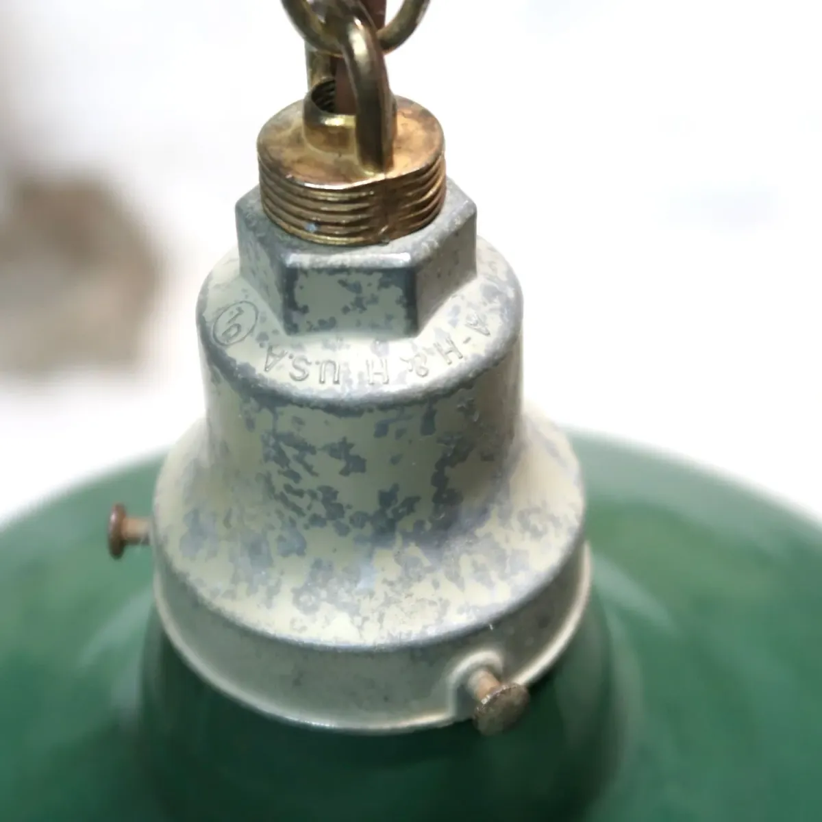 ビンテージ ホーロー ファクトリーランプ