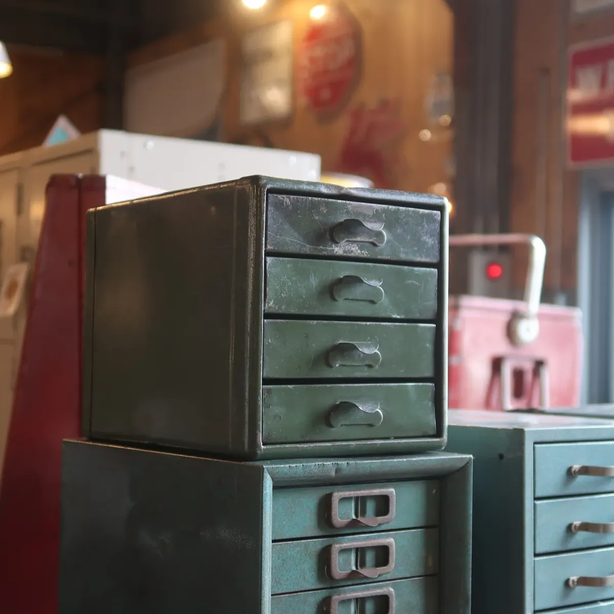 ビンテージ パーツキャビネット