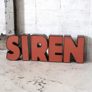 ビンテージ レターサイン R