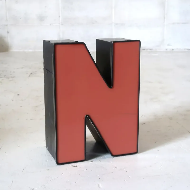 ビンテージ レターサイン N