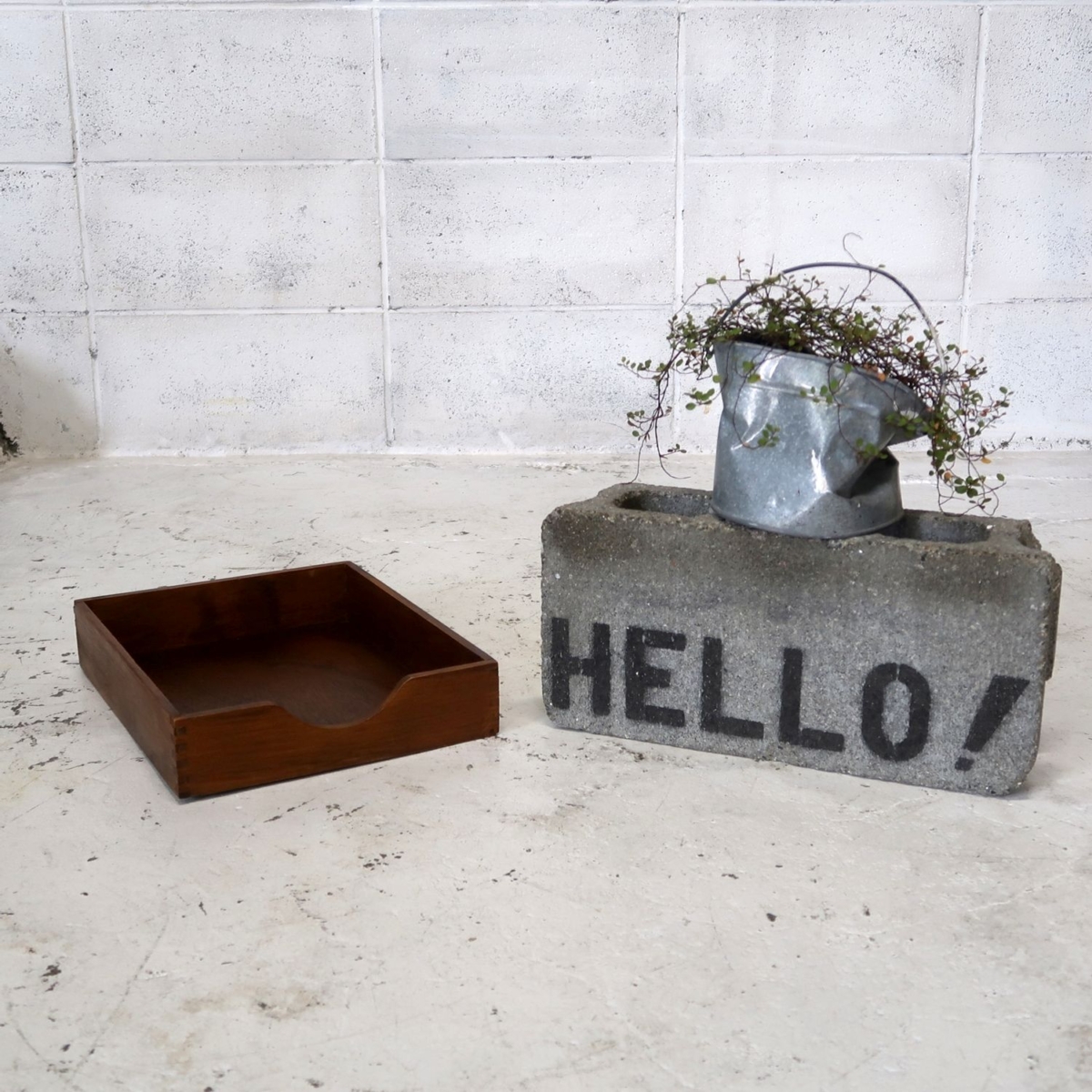 ビンテージ ウッド トレイ