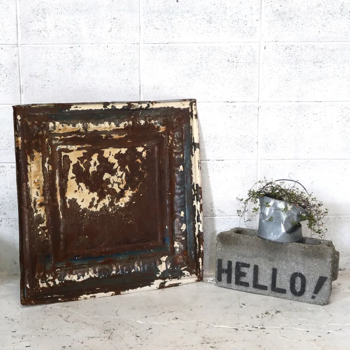 アンティーク ティンパネル