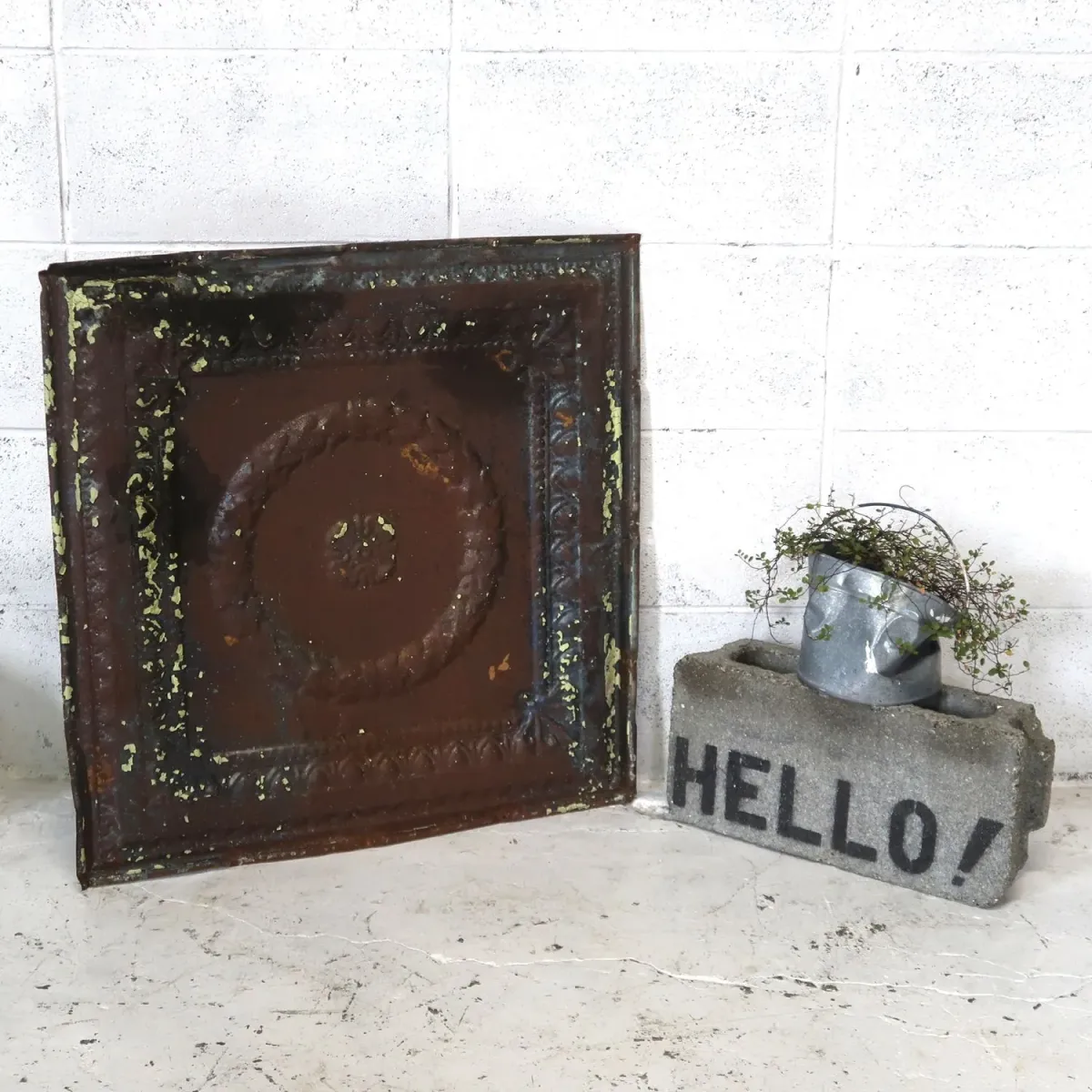 アンティーク ティンパネル