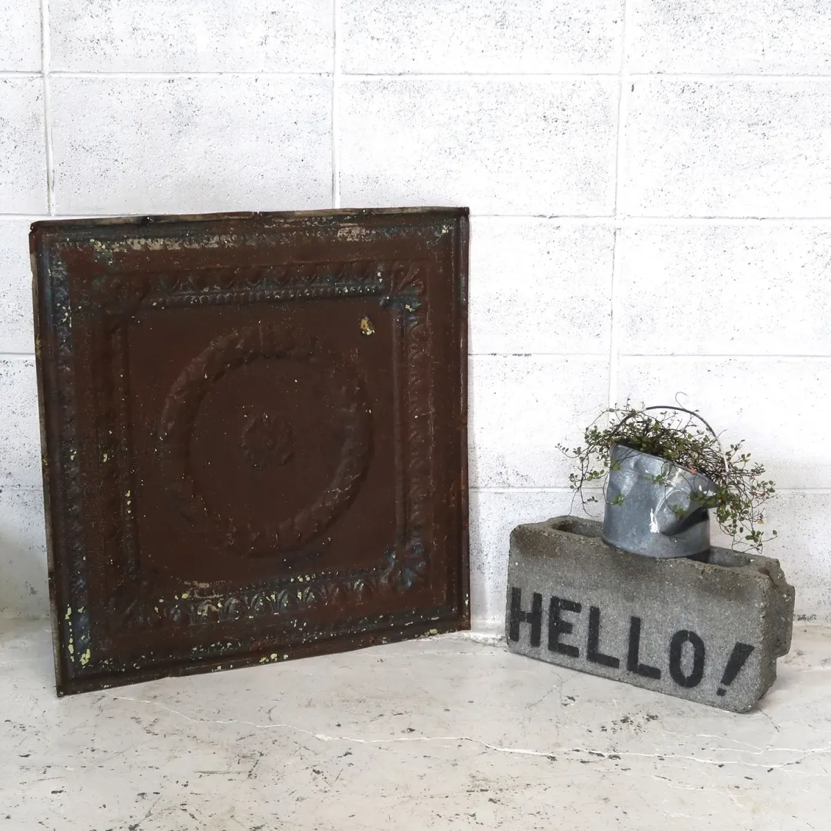 アンティーク ティンパネル