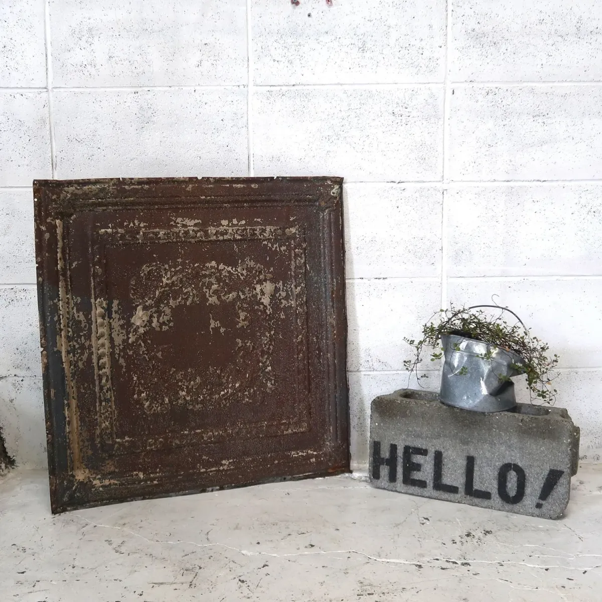 アンティーク ティンパネル