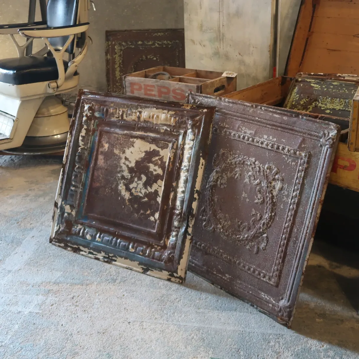 アンティーク ティンパネル