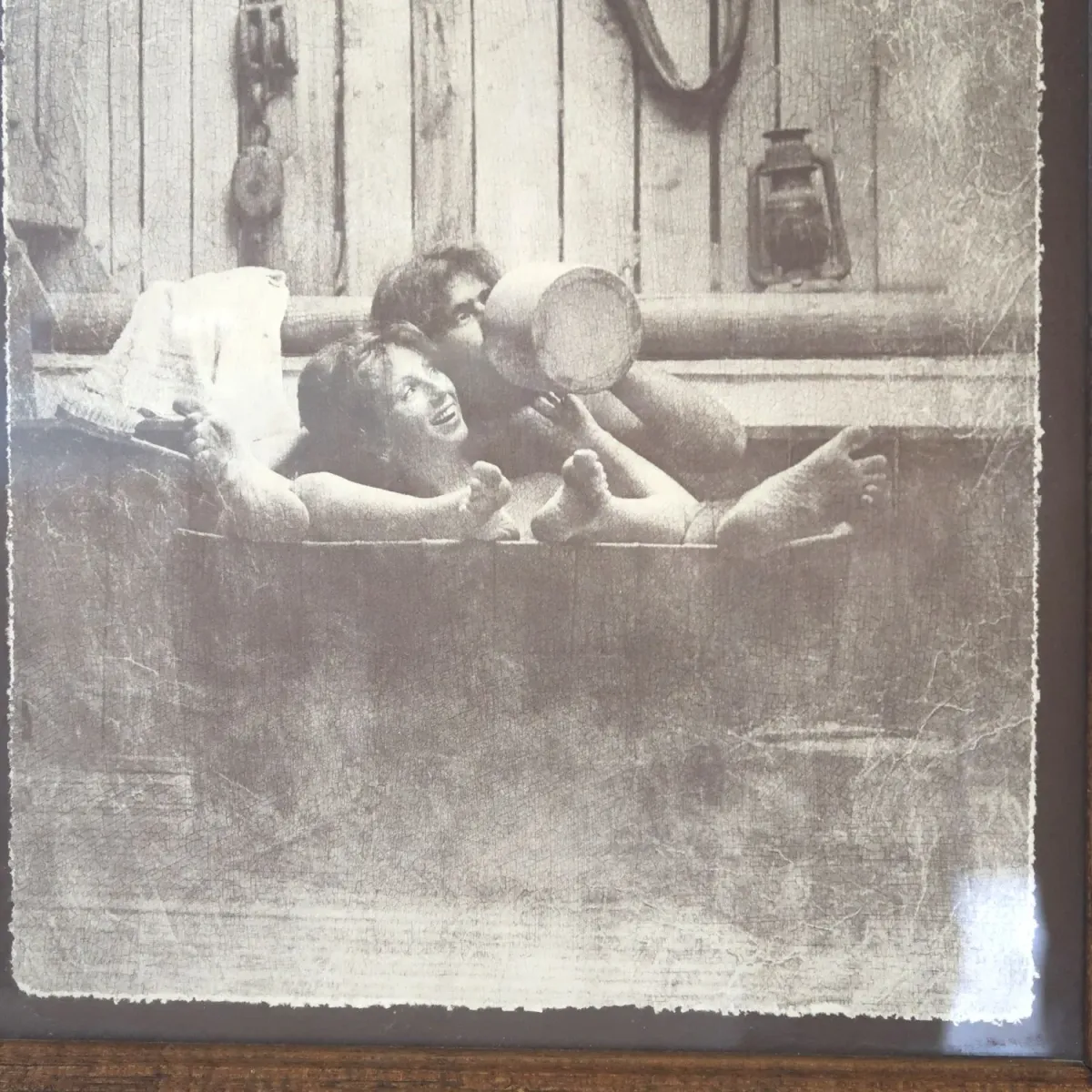 ビンテージ ウッドフレーム 額縁