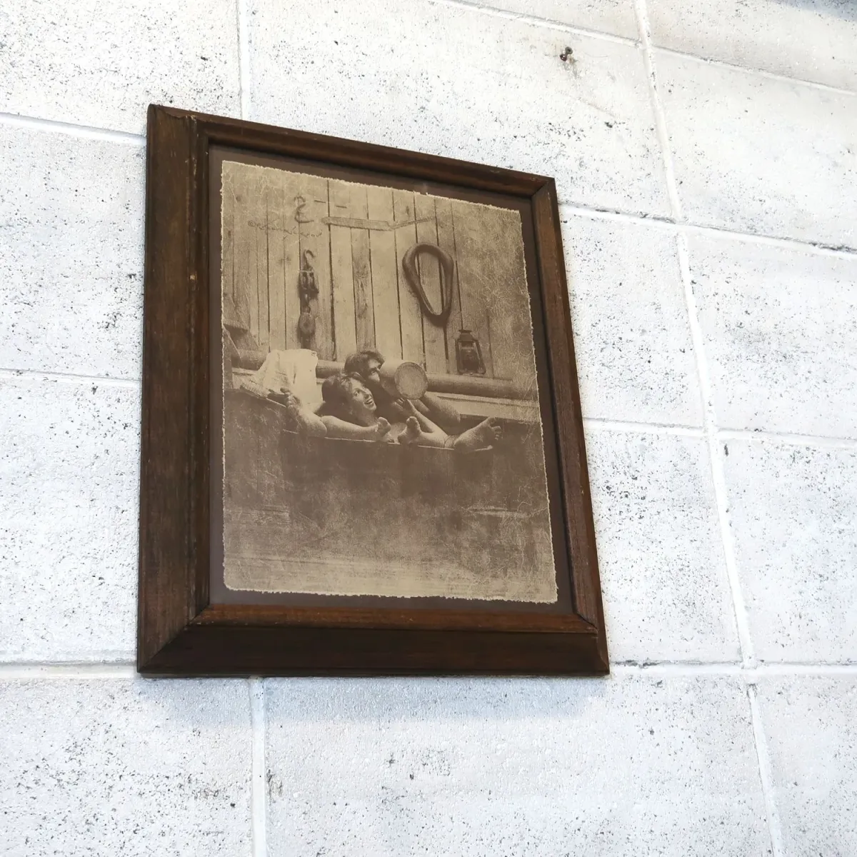 ビンテージ ウッドフレーム 額縁