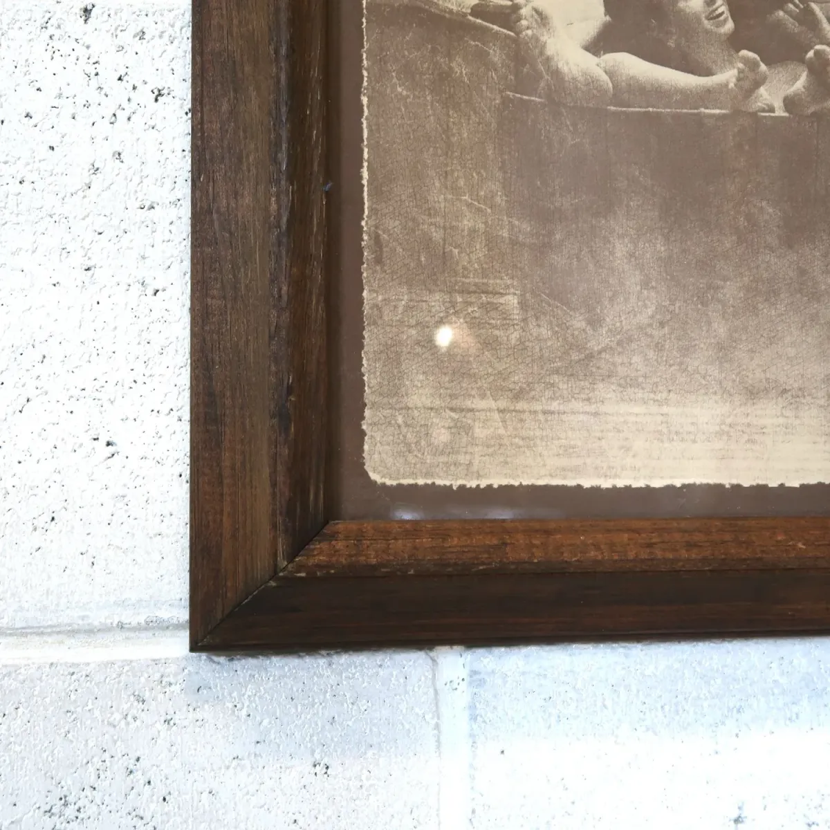 ビンテージ ウッドフレーム 額縁