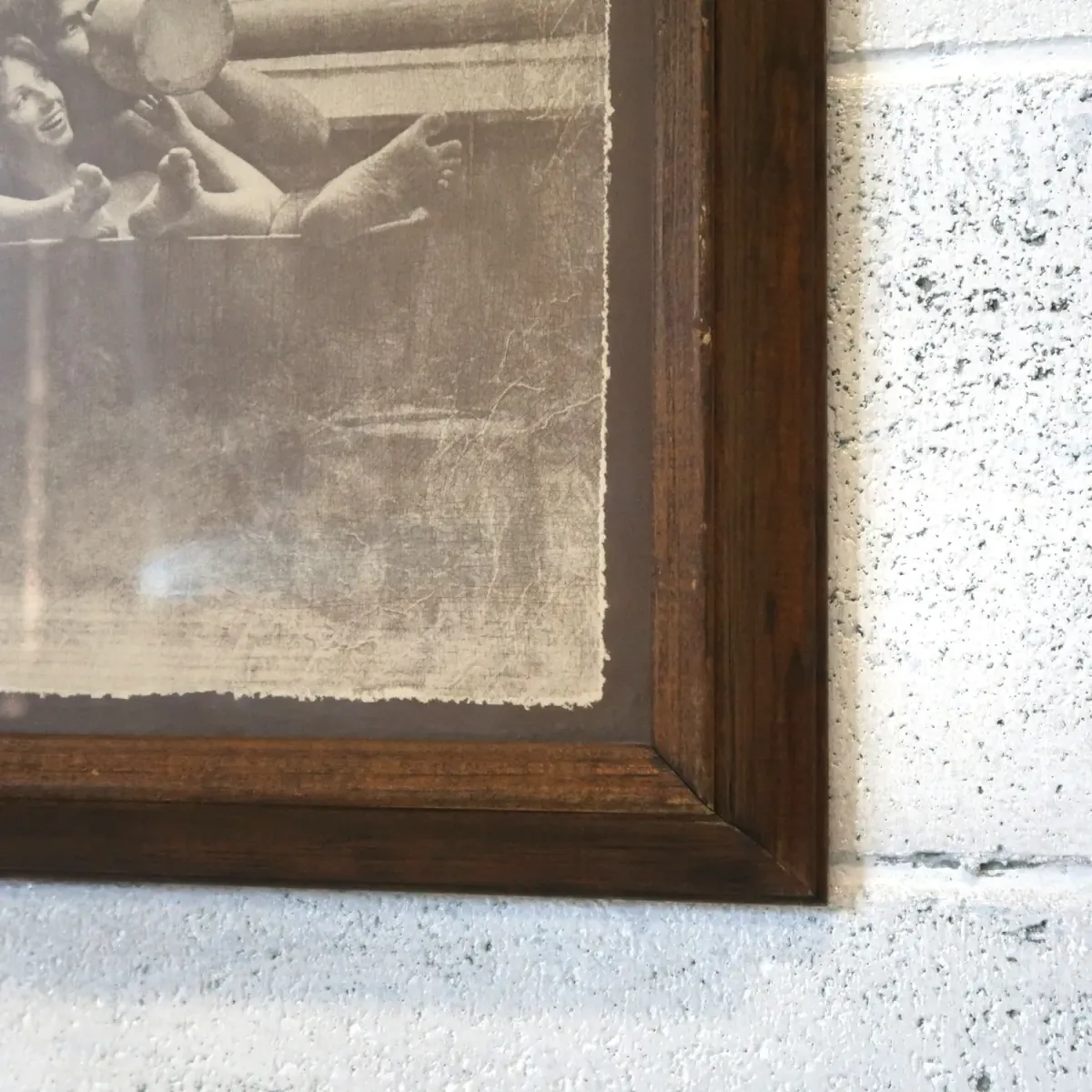 ビンテージ ウッドフレーム 額縁