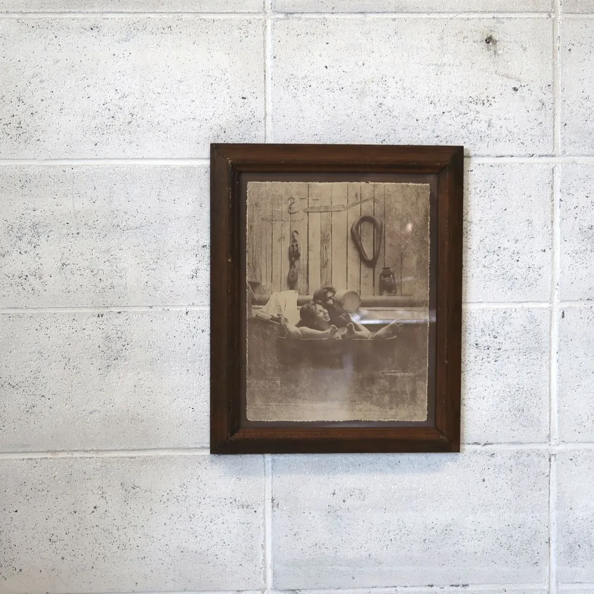 ビンテージ ウッドフレーム 額縁