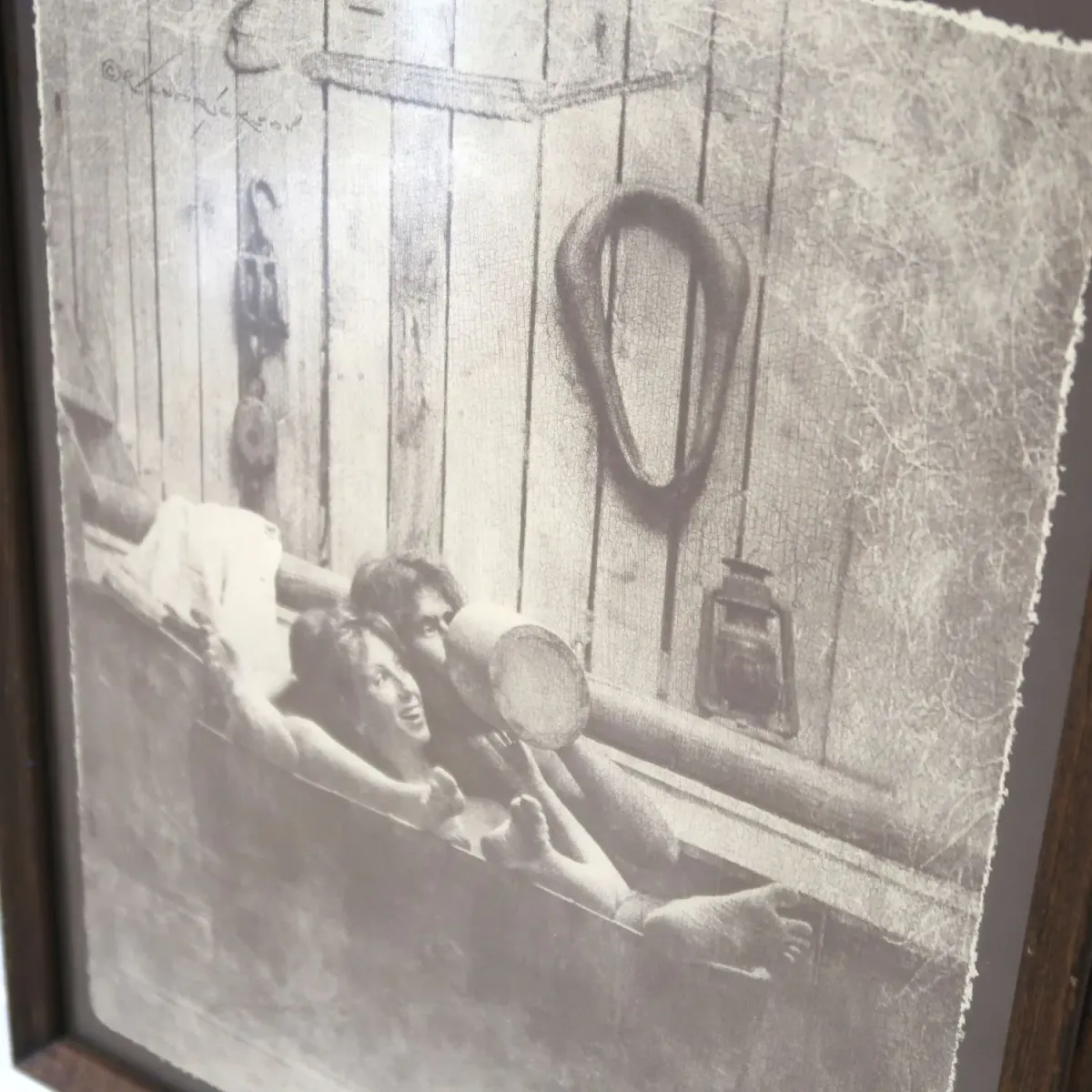 ビンテージ ウッドフレーム 額縁