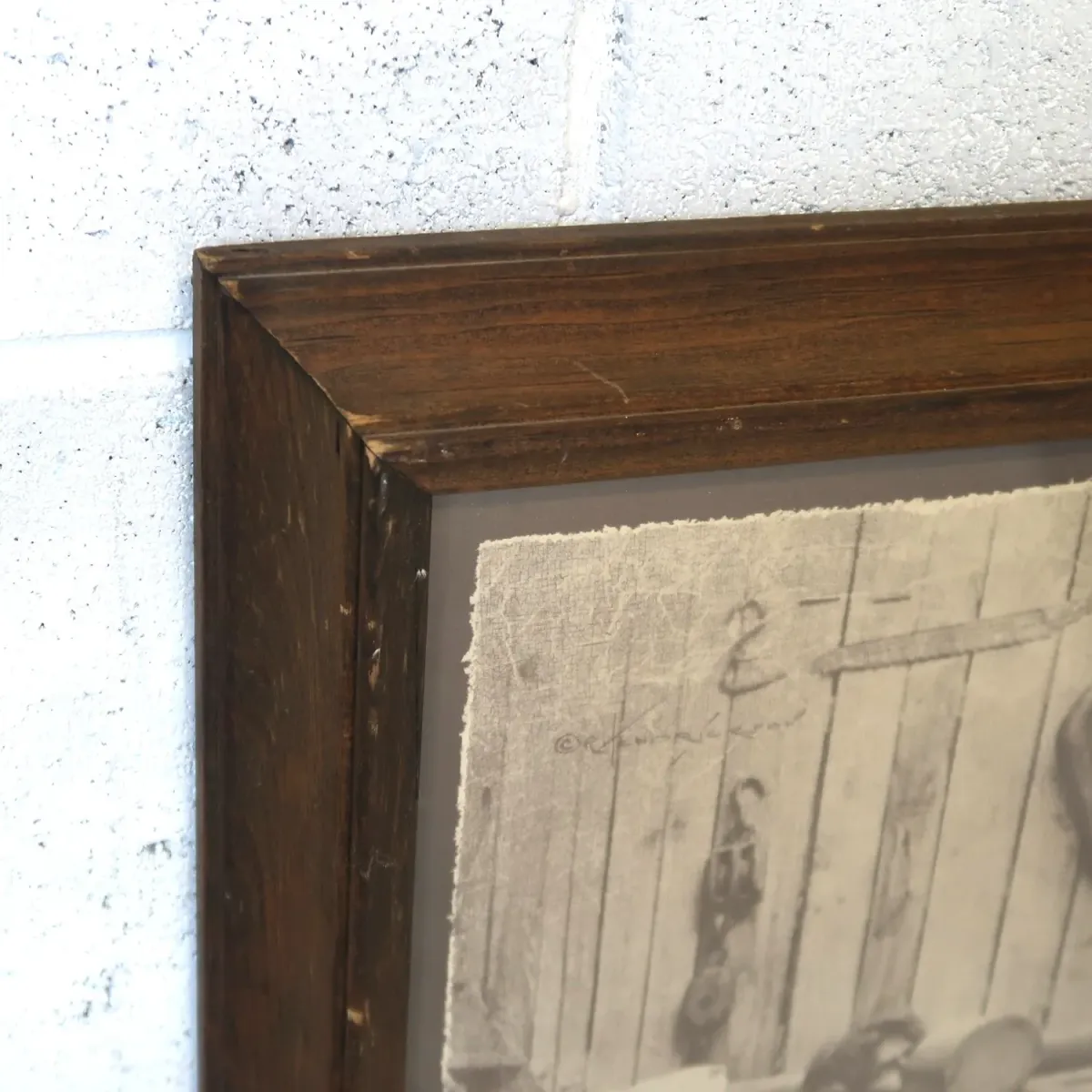 ビンテージ ウッドフレーム 額縁