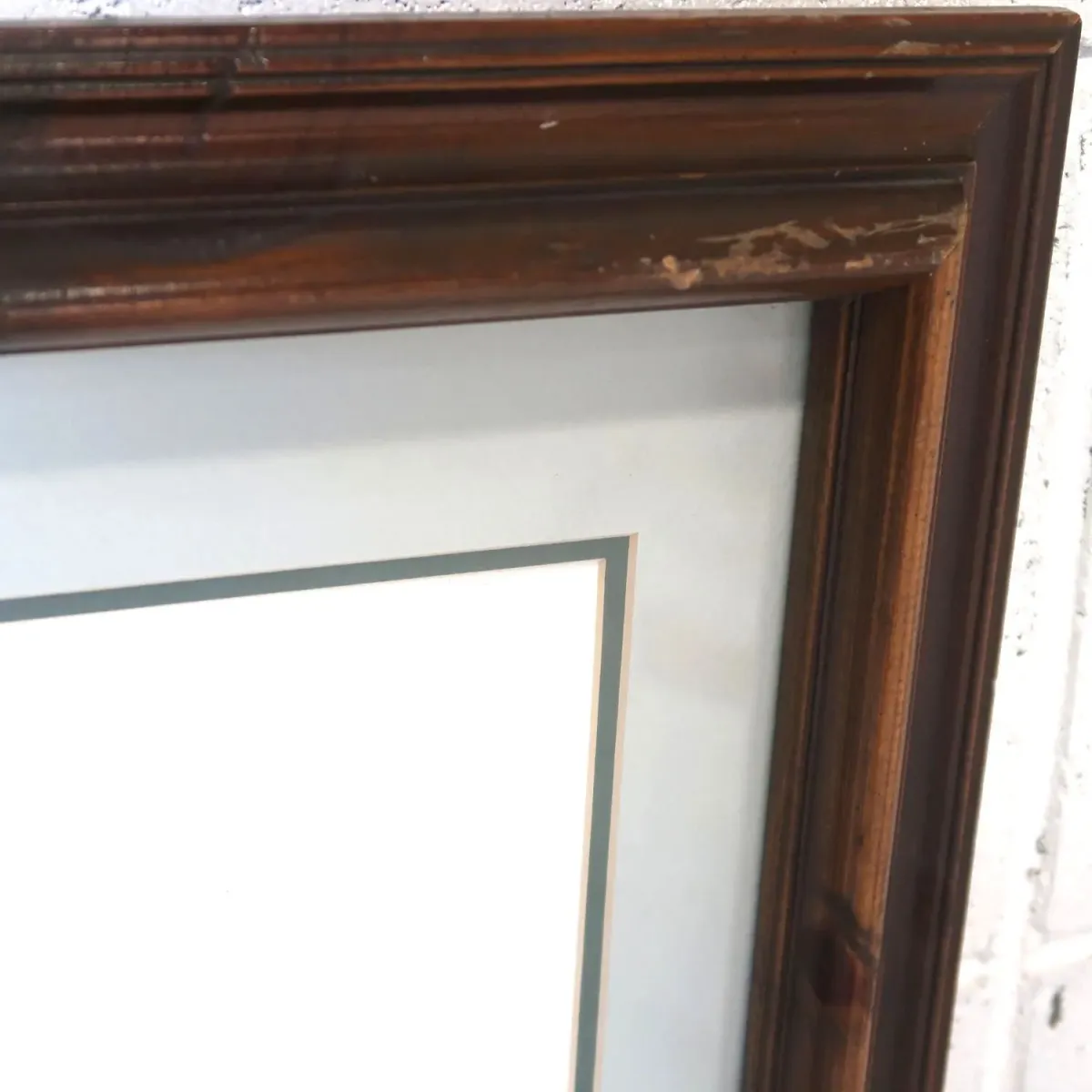 ビンテージ ウッドフレーム 額縁