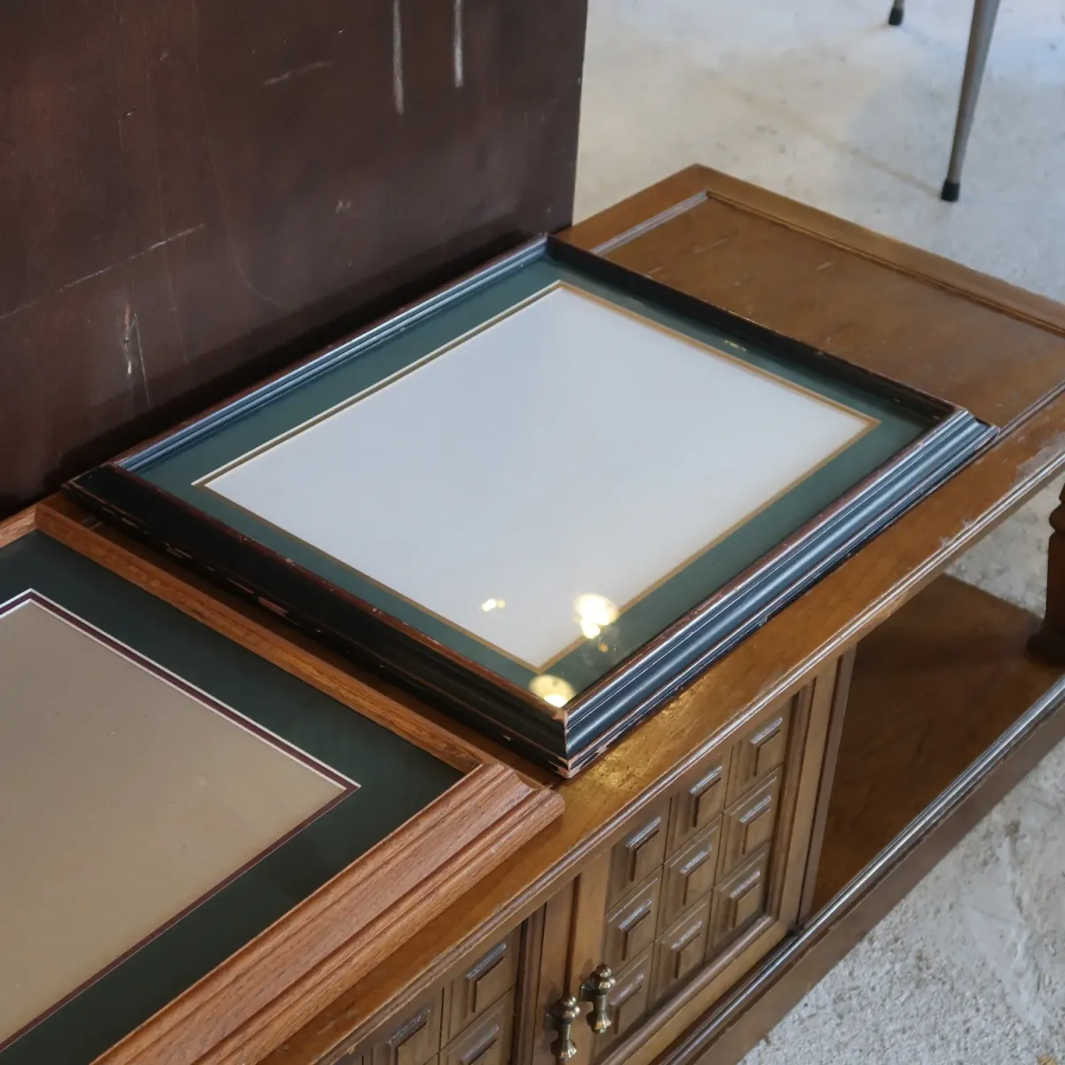 ビンテージ ウッドフレーム 額縁