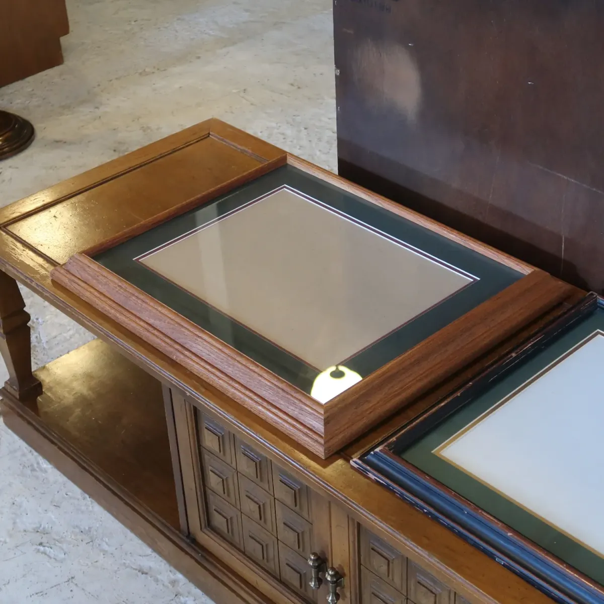 ビンテージ ウッドフレーム 額縁