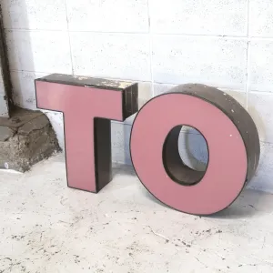 ビンテージ レターサイン O