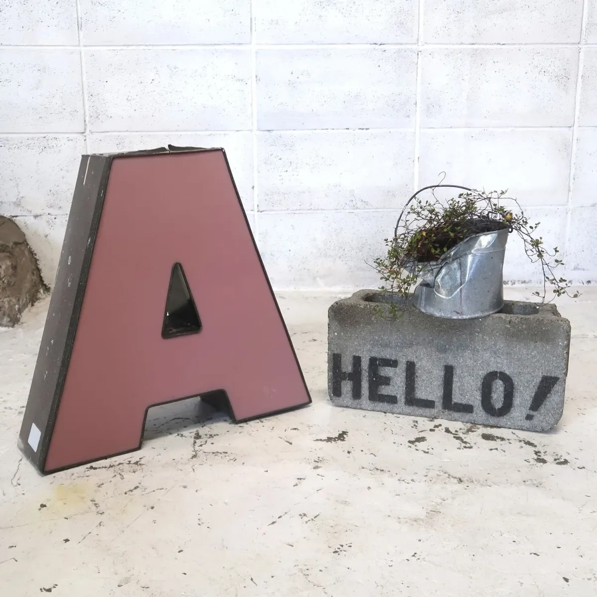 ビンテージ レターサイン A