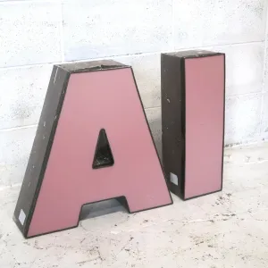 ビンテージ レターサイン A