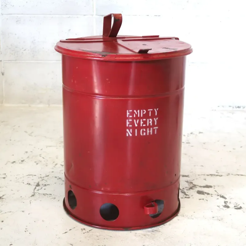 ビンテージ メタルゴミ箱