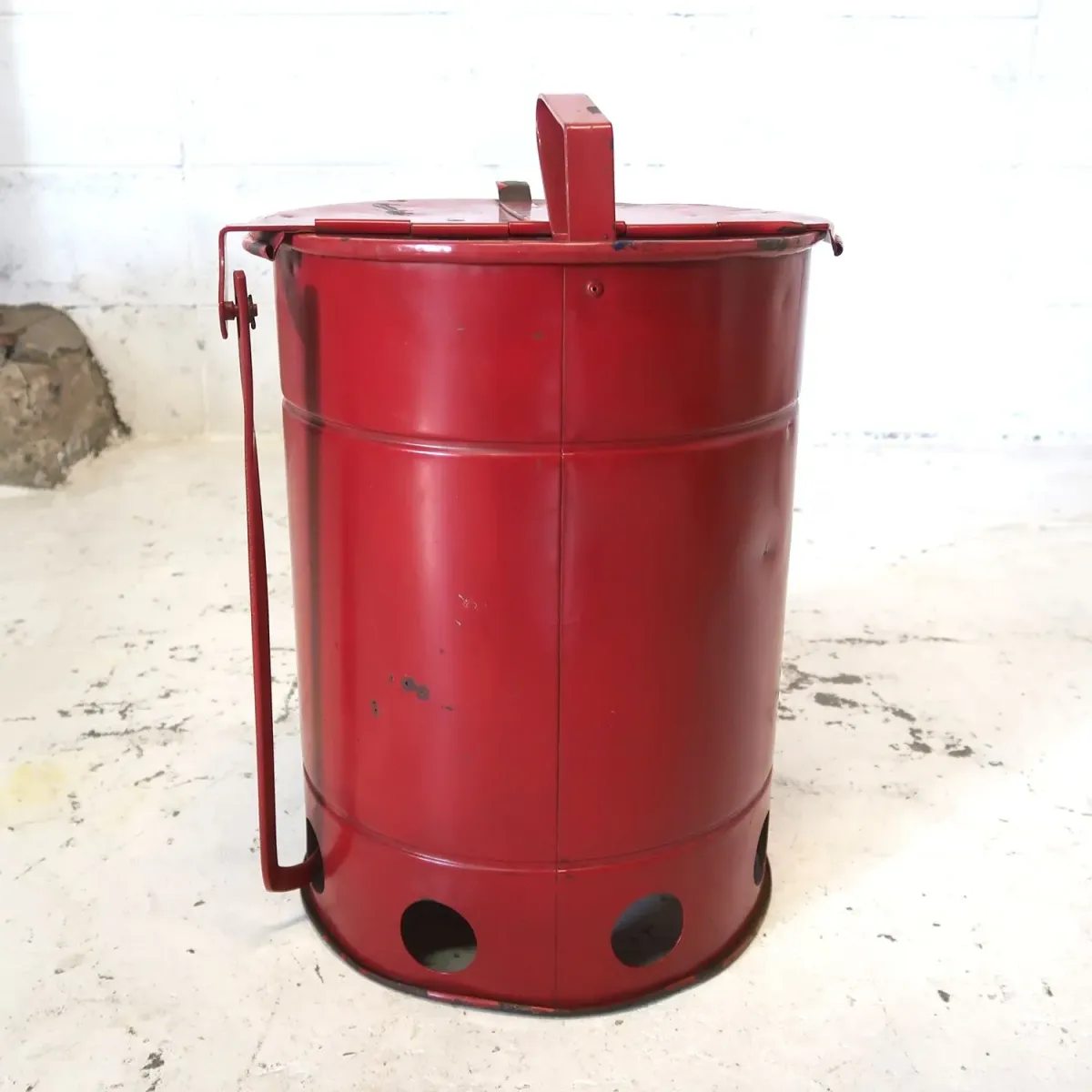 ビンテージ メタルゴミ箱