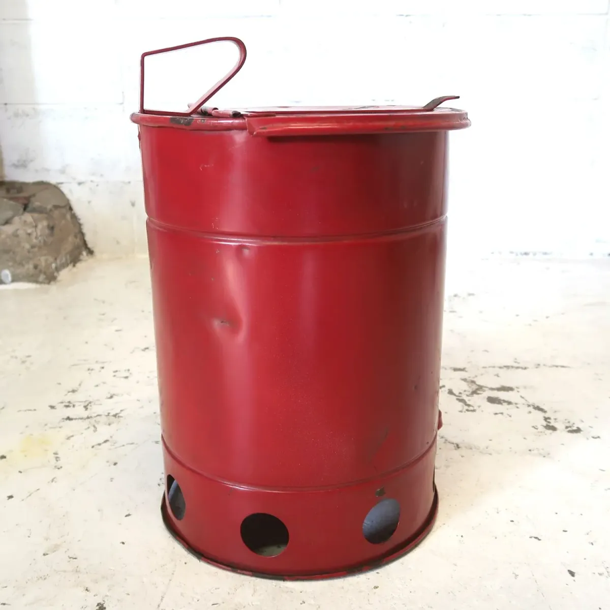 ビンテージ メタルゴミ箱