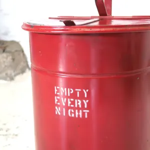 ビンテージ メタルゴミ箱