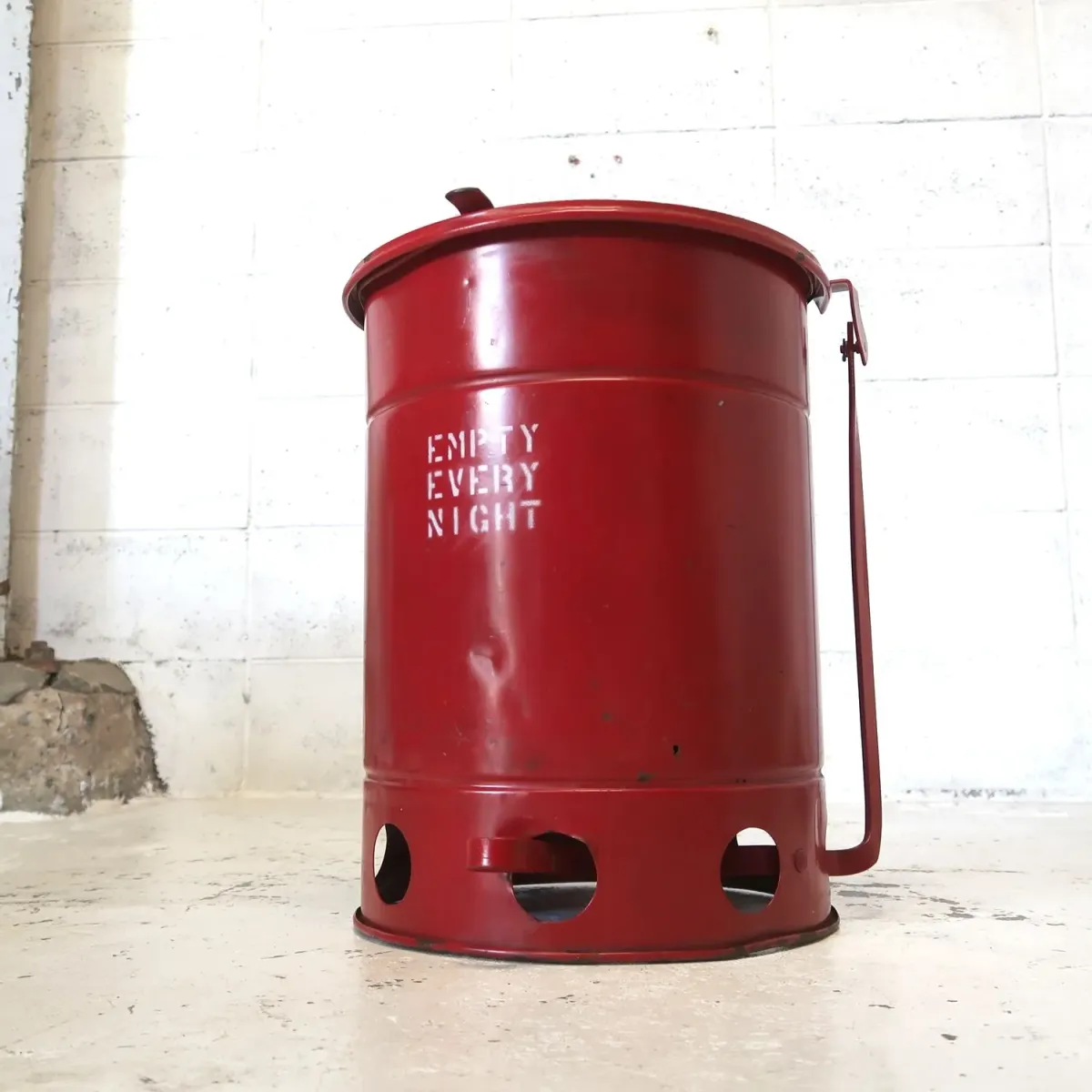 ビンテージ メタルゴミ箱