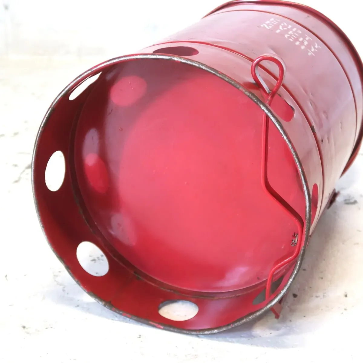 ビンテージ メタルゴミ箱