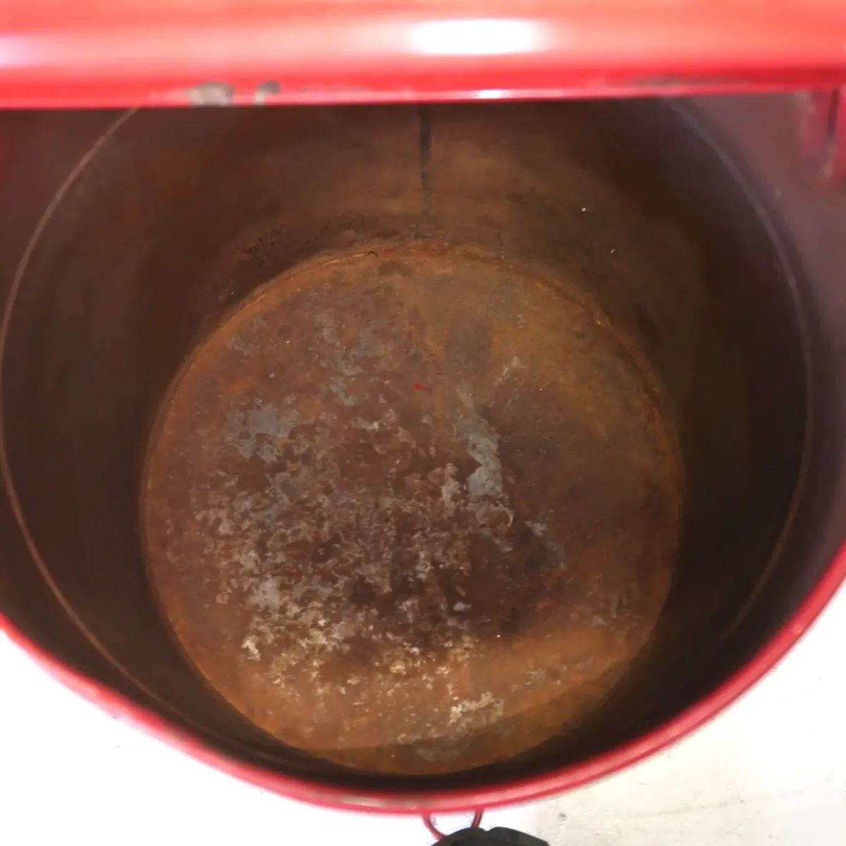 ビンテージ メタルゴミ箱