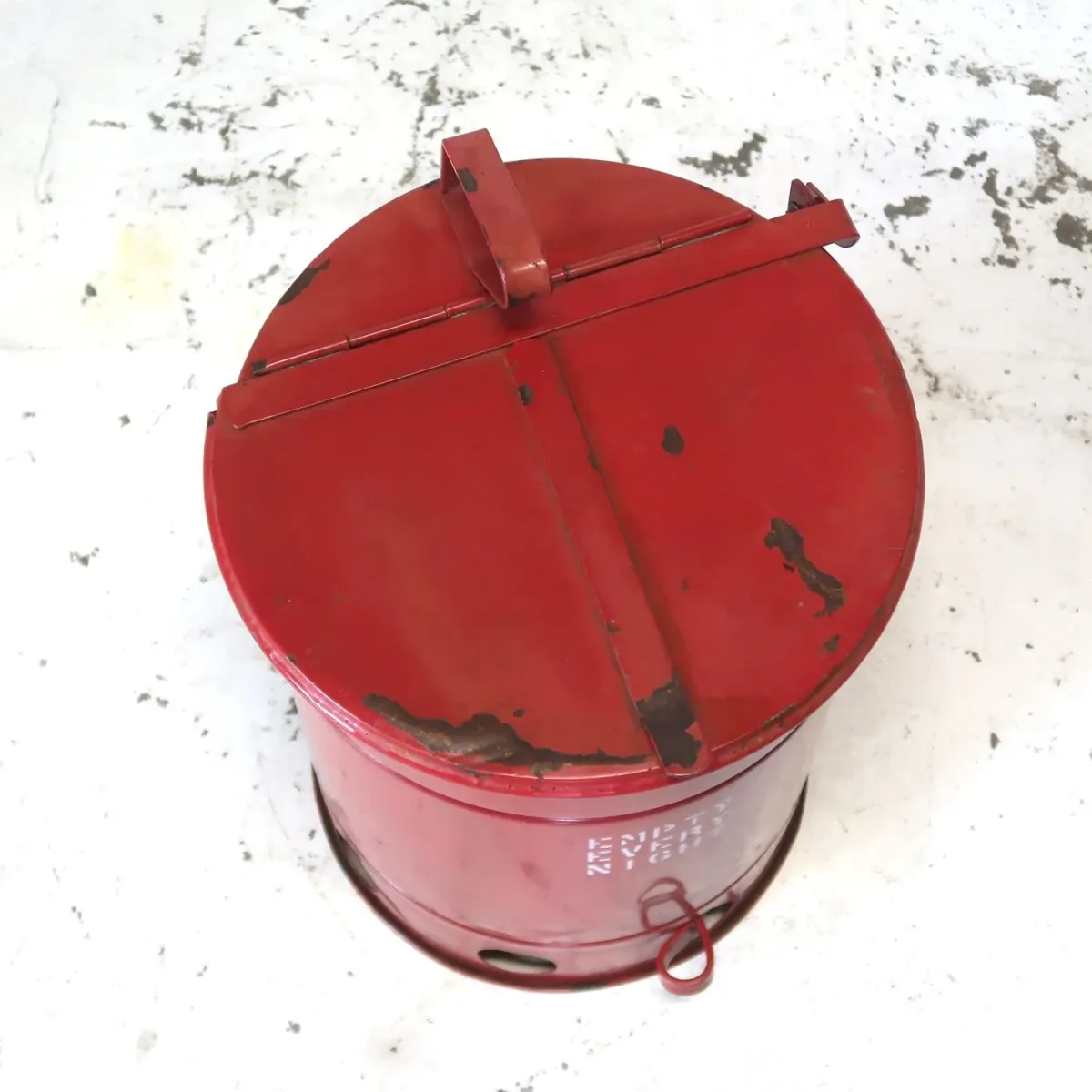 ビンテージ メタルゴミ箱