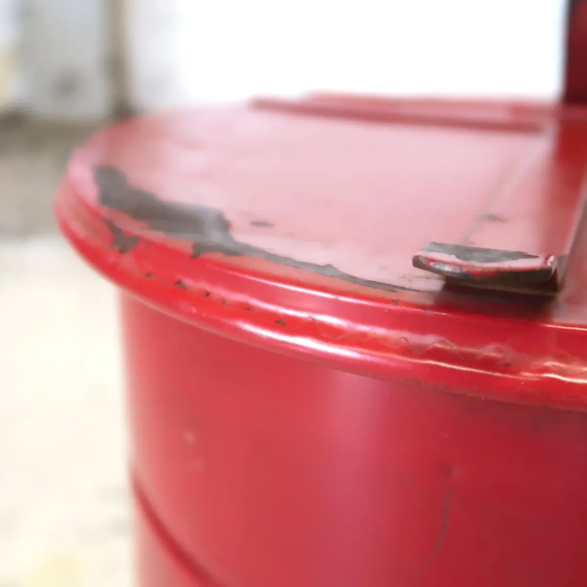 ビンテージ メタルゴミ箱