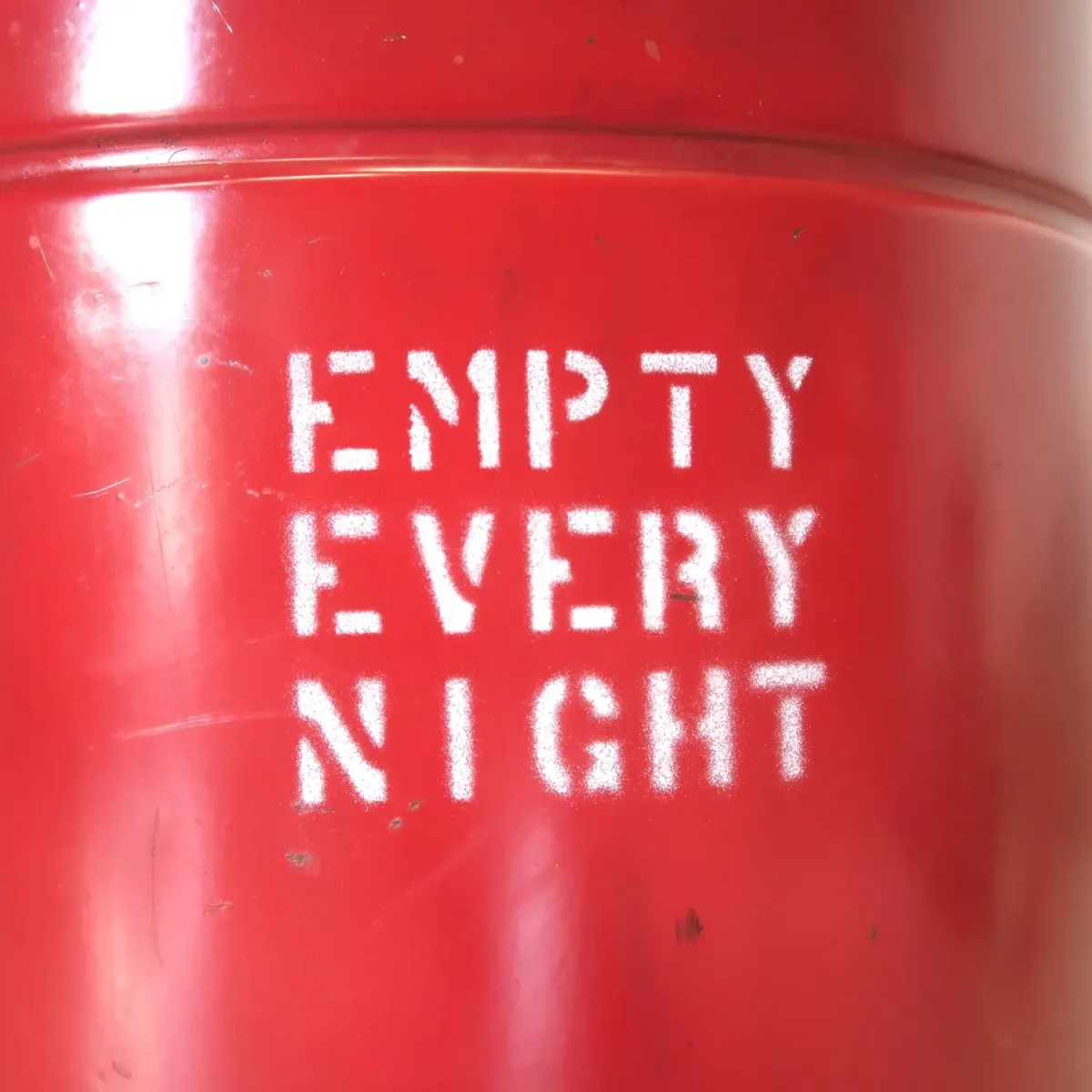 ビンテージ メタルゴミ箱