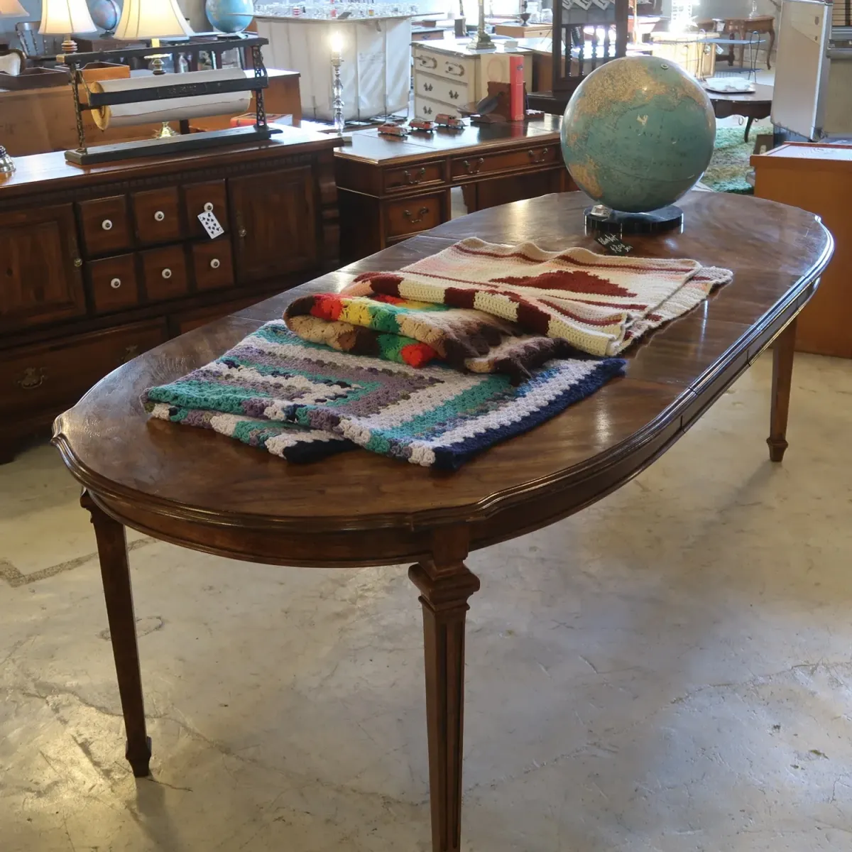 アンティーク エクステンション ダイニングテーブル