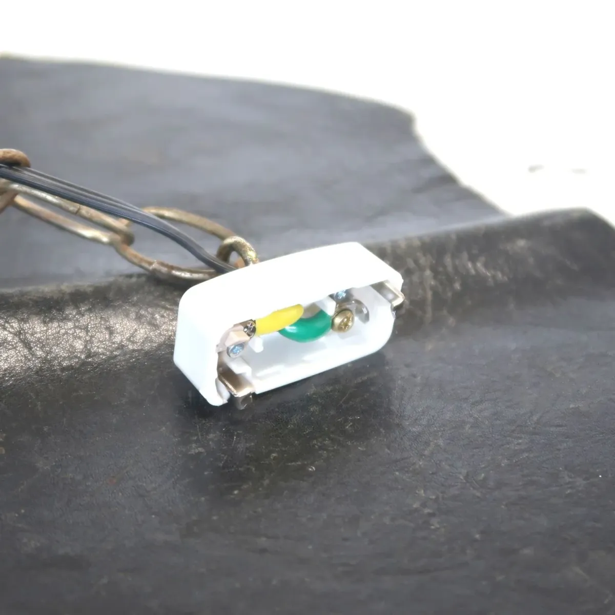 アンティーク フロストガラス ペンダントランプ