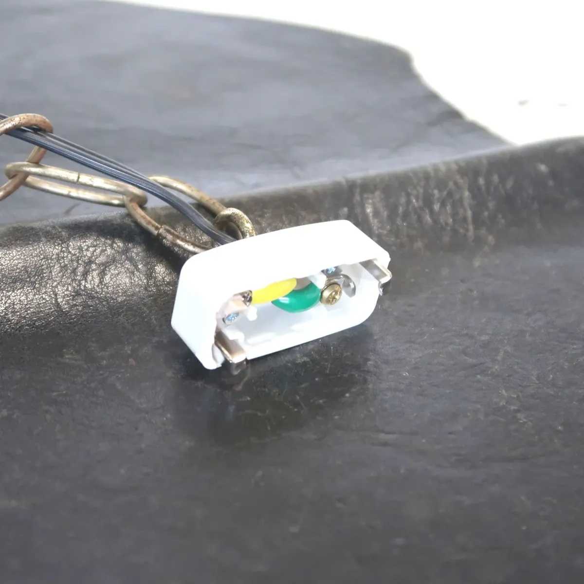 アンティーク フロストガラス ペンダントランプ