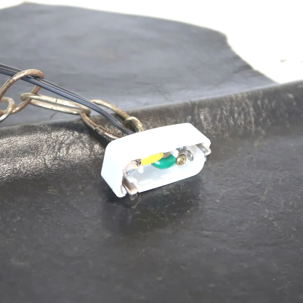 アンティーク フロストガラス ペンダントランプ