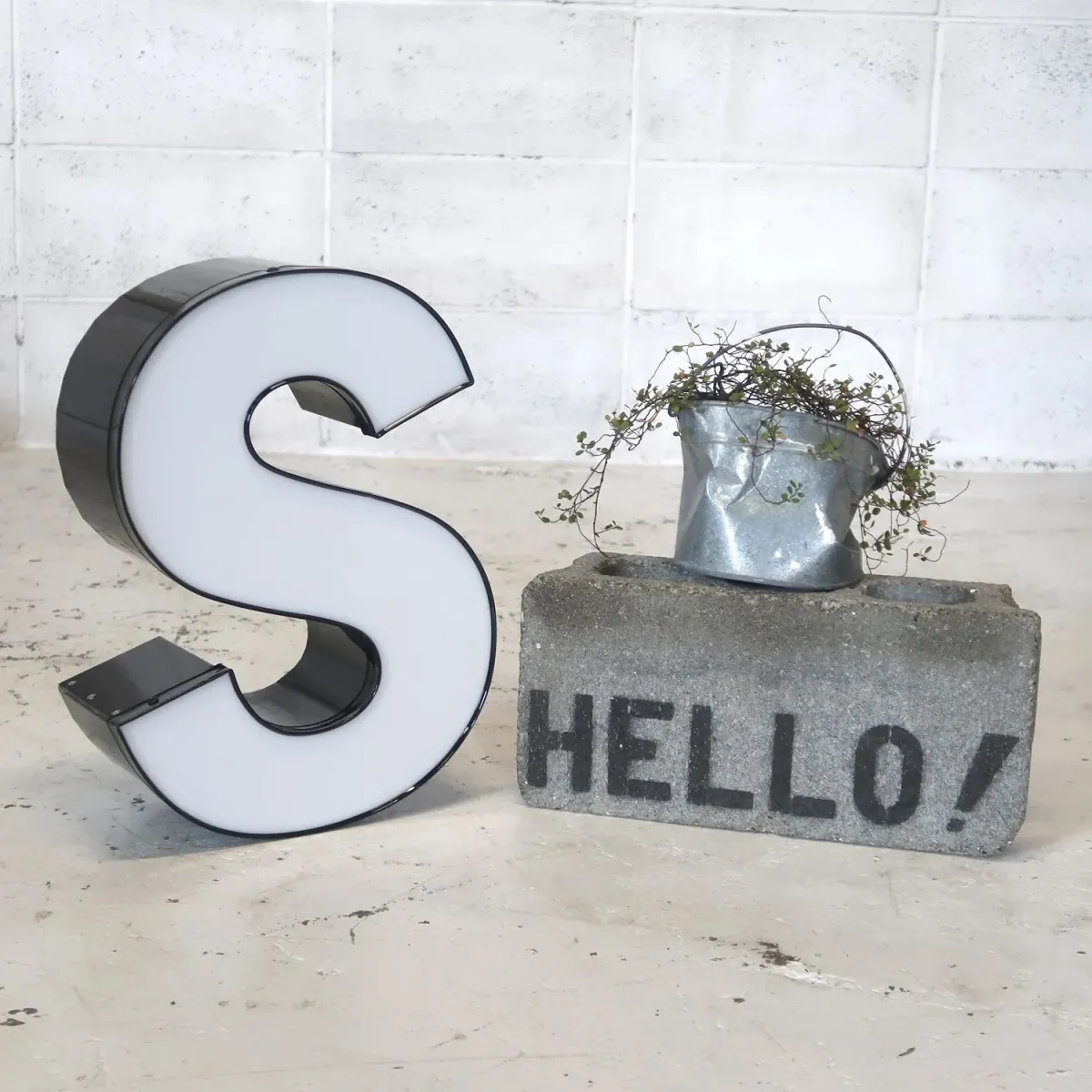 ビンテージ レターサイン S