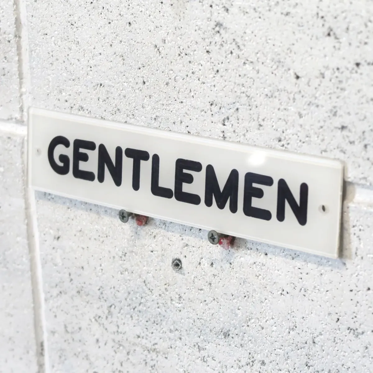 GENTLEMEN サインプレート