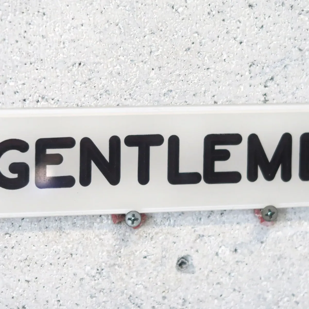 GENTLEMEN サインプレート