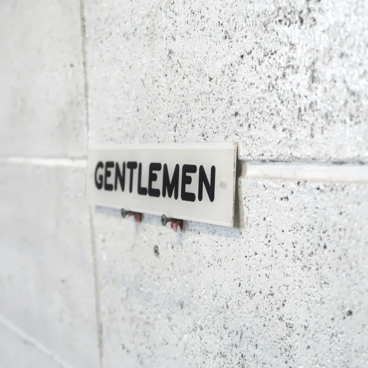 GENTLEMEN サインプレート