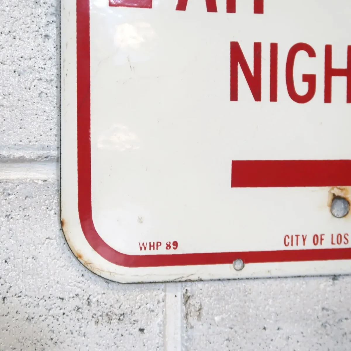 NO PARKING ロードサイン ホーロー