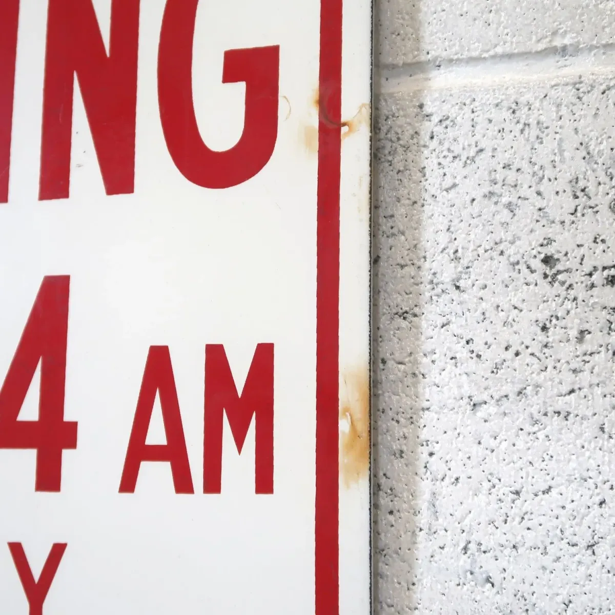 NO PARKING ロードサイン ホーロー