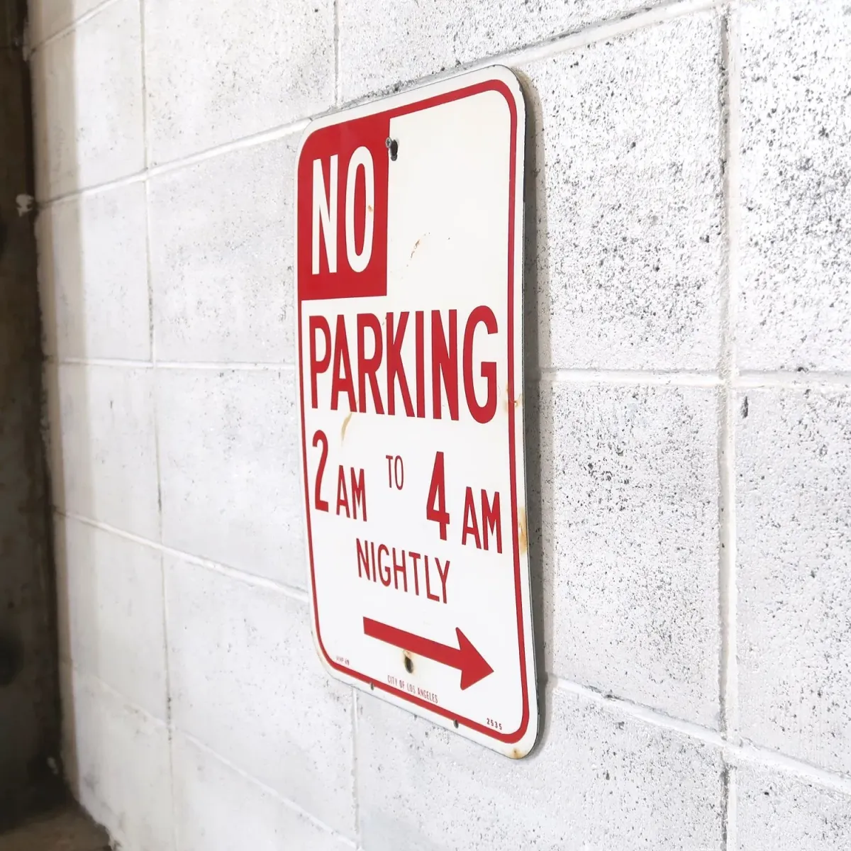 NO PARKING ロードサイン ホーロー