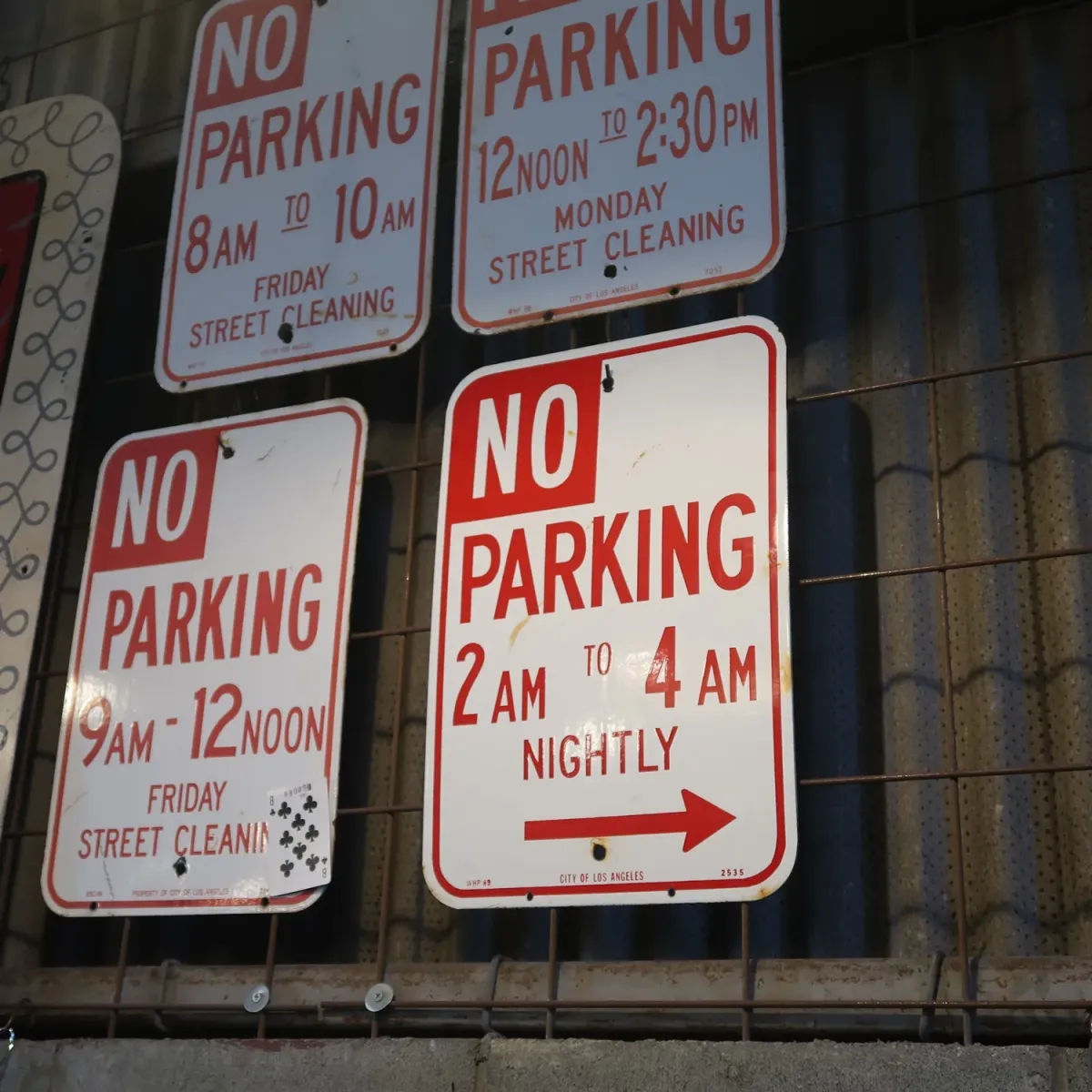 NO PARKING ロードサイン ホーロー