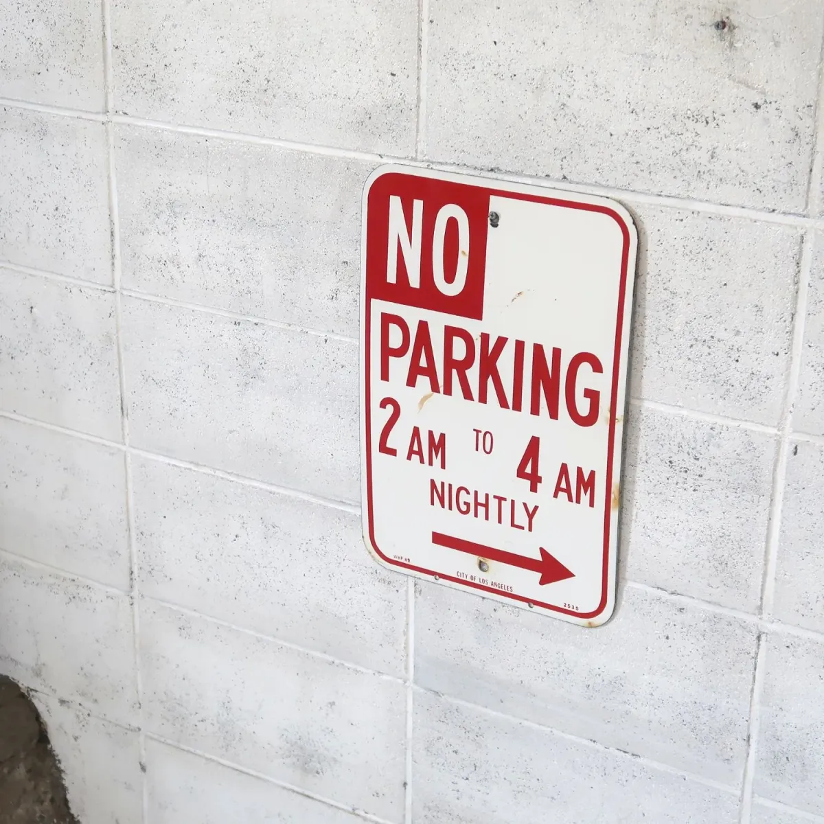 NO PARKING ロードサイン ホーロー