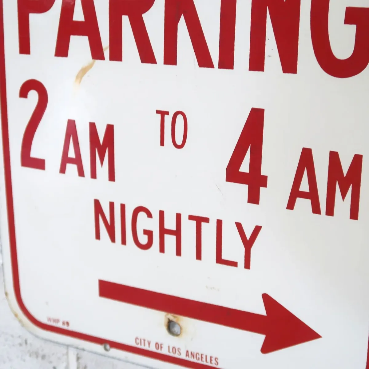 NO PARKING ロードサイン ホーロー