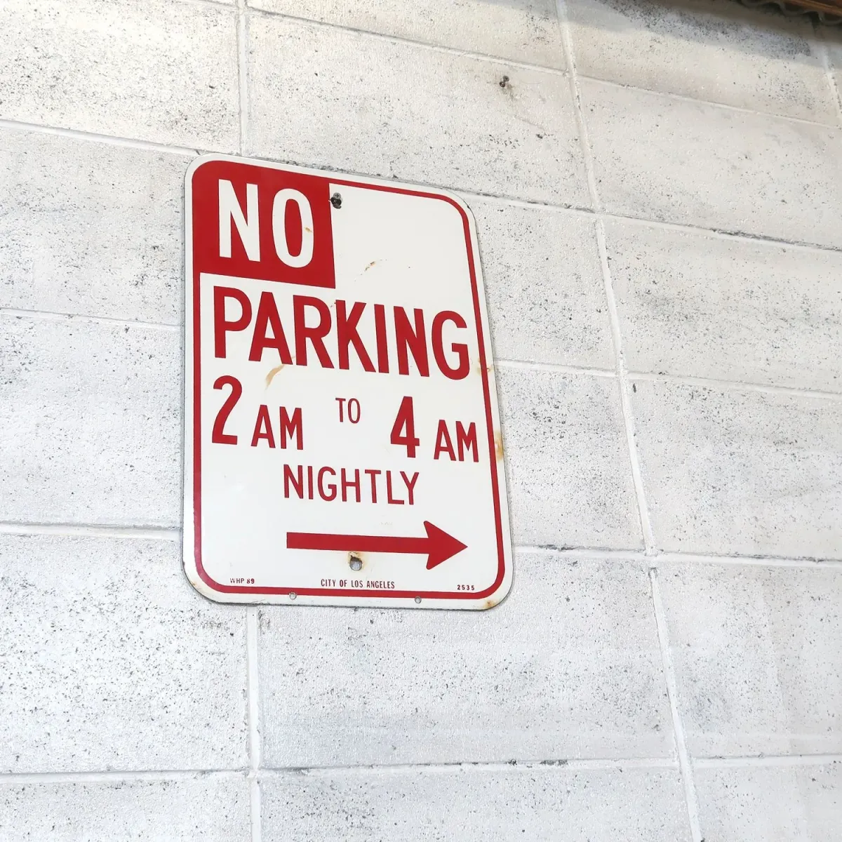 NO PARKING ロードサイン ホーロー