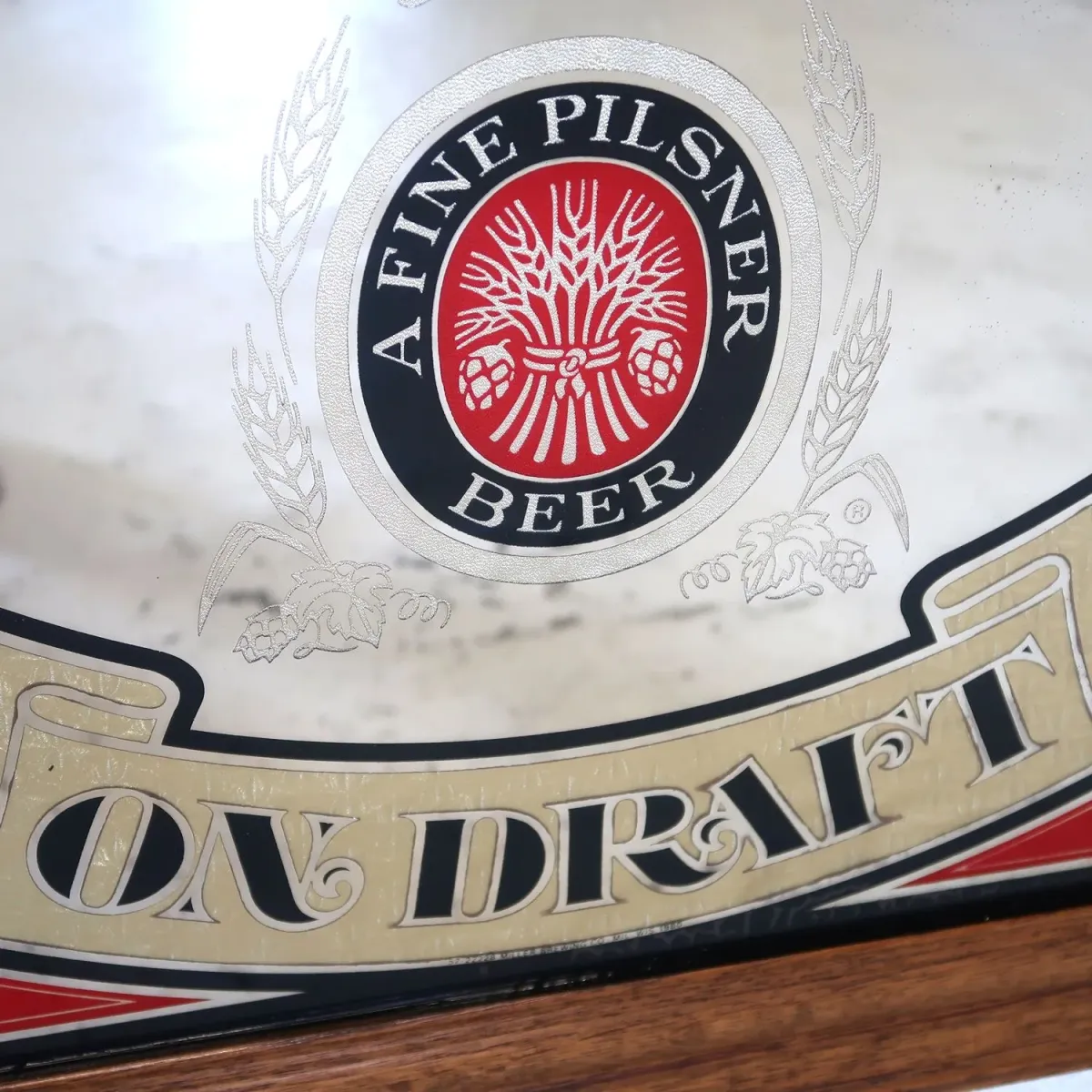 Miller Lite 大型パブミラー