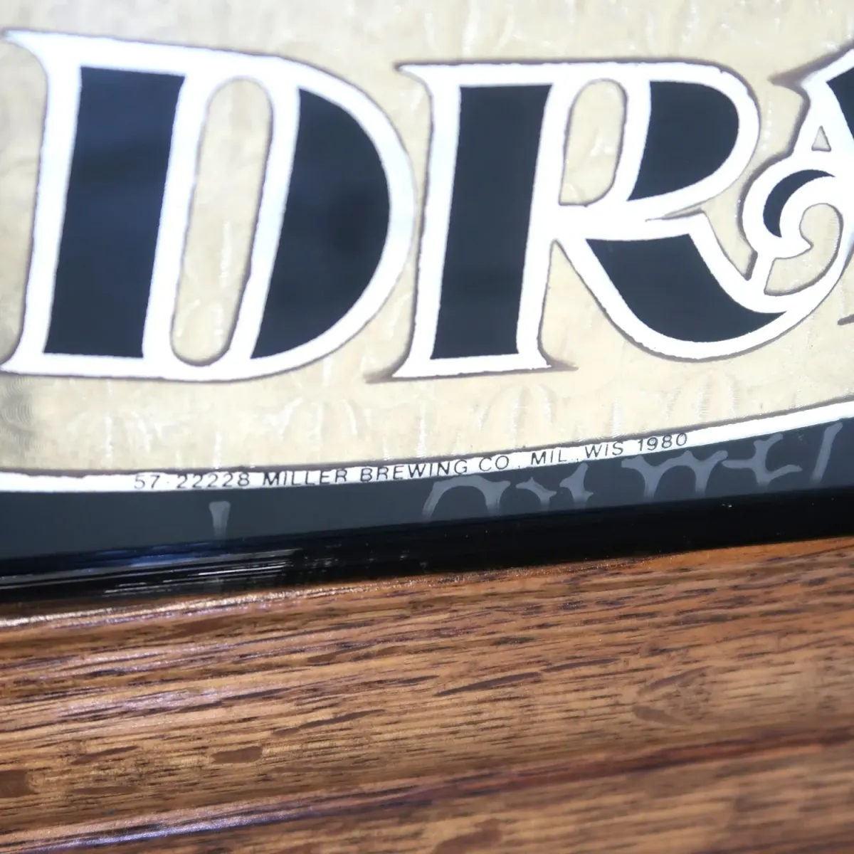 Miller Lite 大型パブミラー